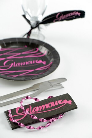 Serviette de table glamour 5