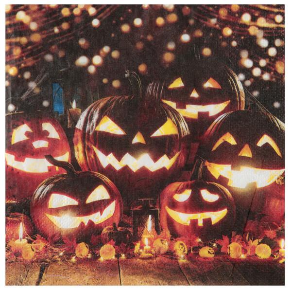 Serviette de table halloween citrouille