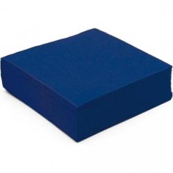 Serviette de table ouate cellulose micro gaufree bleu marine