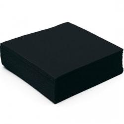 Serviette de table ouate cellulose micro gaufree noire