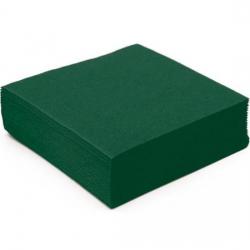 Serviette de table ouate cellulose micro gaufree vert sapin