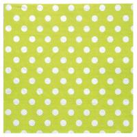 Serviette de table pois verte