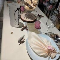 Serviette de table tissu jetable airlaid ivoire beige