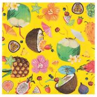 Serviette de table tropicale cocktail