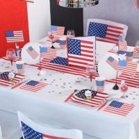 Serviette de table usa 1