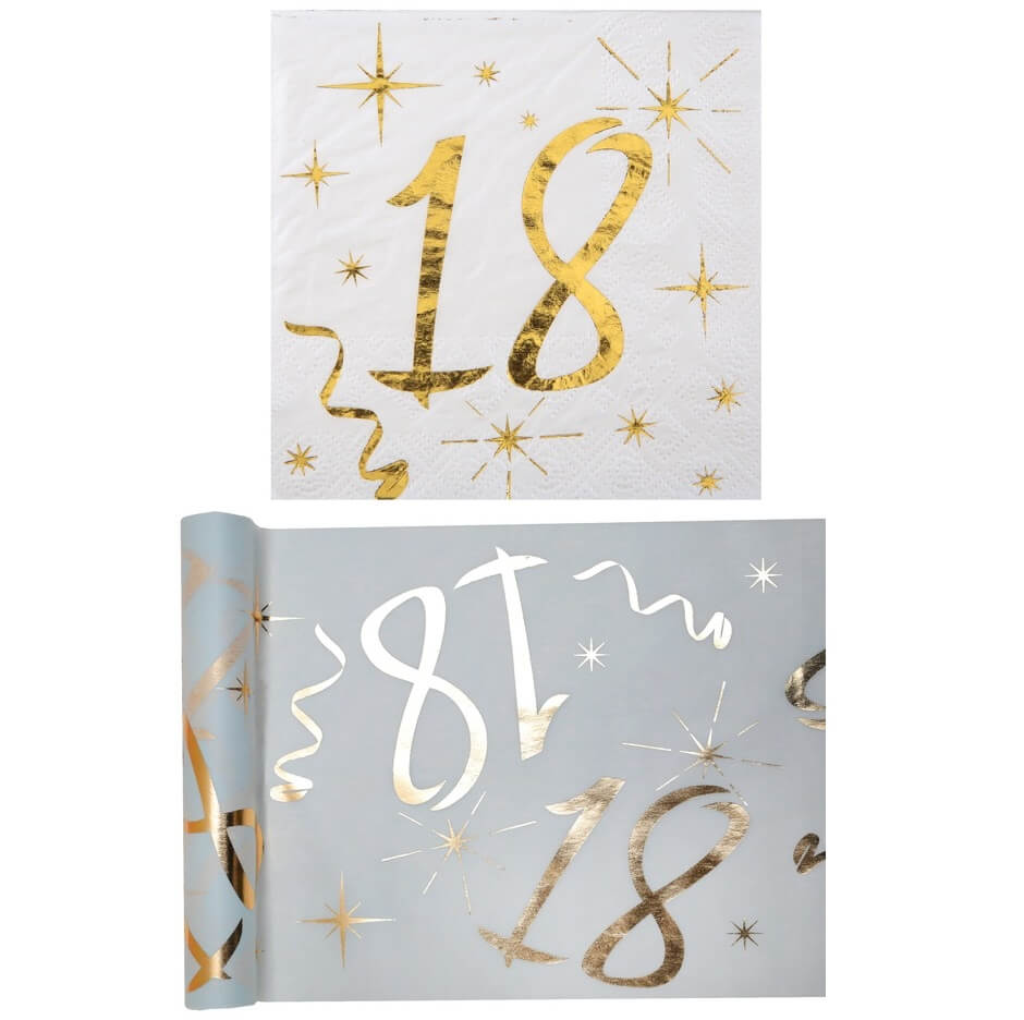 copy of Serviette en Papier Joyeux Anniversaire 18 Ans