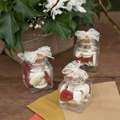 Serviette de table fete cocktail naturel