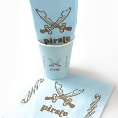 Serviette de table pirate 1