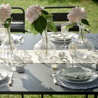 Set de table blanc dentelle