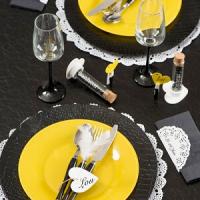 Set de table dentelle blanc 4