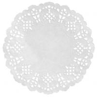 Set de table elegant en dentelle blanc