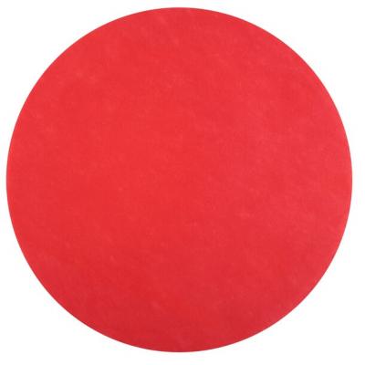 Set de table rond rouge (x50) REF/2812