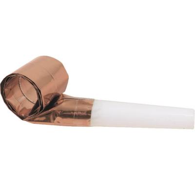 Article de fete avec sifflet sans gene rose gold et blanc