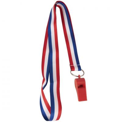 Sifflet du supporter France tricolore bleu, blanc et rouge (x1) REF/17200