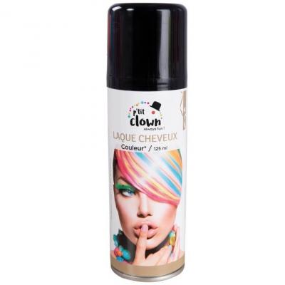 Spray laque pour cheveux noir