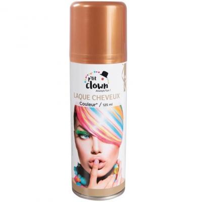 Spray laque pour cheveux or