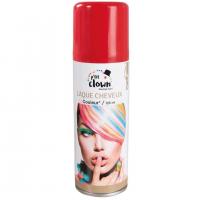 Spray laque pour cheveux rouge