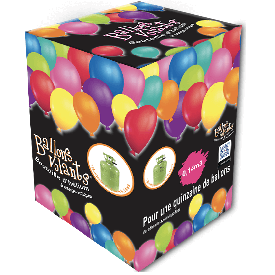 Bouteille Hélium 50 Ballons Jetable - Gonflage hélium