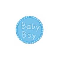 Sticker bebe bleu