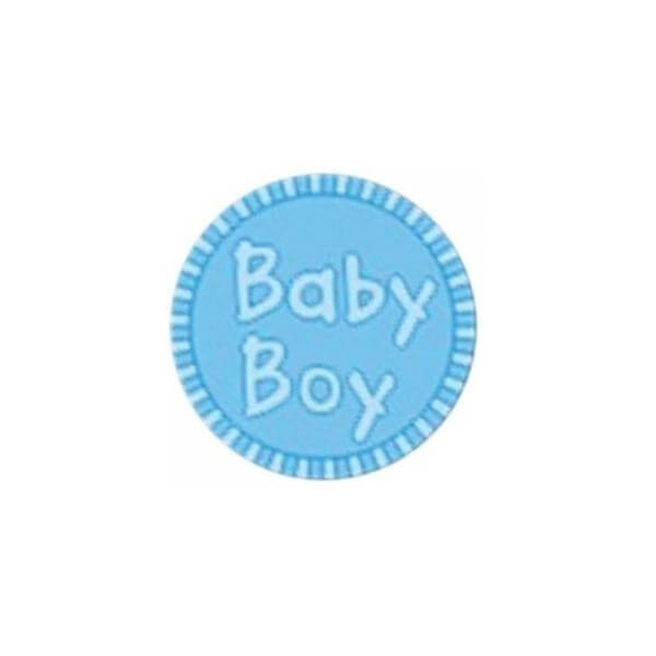 Sticker bebe bleu