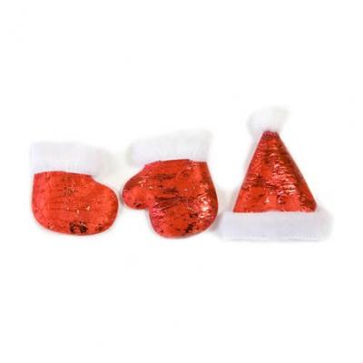Stickers de Noël rouge (x3) REF/DEC831