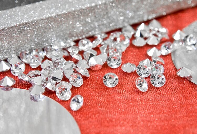 Strass argent