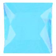 Strass carrée autocollante bleu turquoise (x48) REF/4113