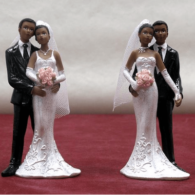 1 Figurine couple de mariés de 12cm pour gâteau de mariage ou décoration REF/SUJ4940 Modèle aléatoire
