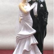 Grande figurine mariage: Couple de mariés (x1) REF/SUJ4939