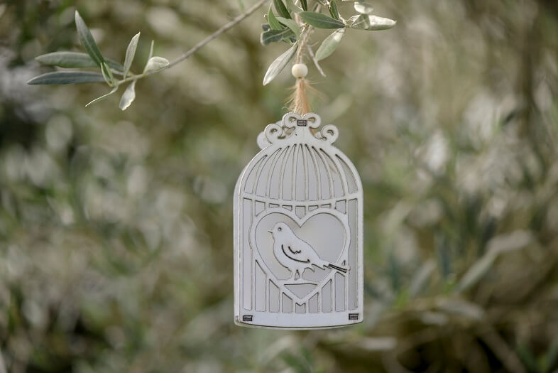 Suspension cage lumineuse