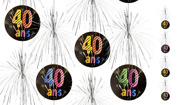 Suspension cascade anniversaire 40ans