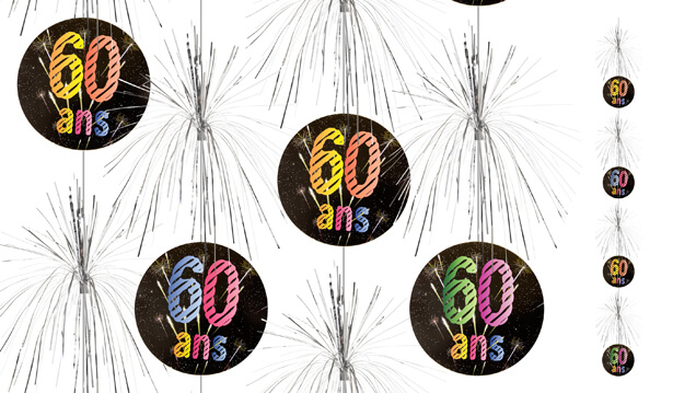 Suspension cascade anniversaire 60ans