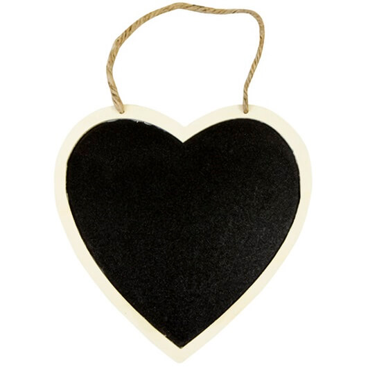 Suspension coeur ardoise