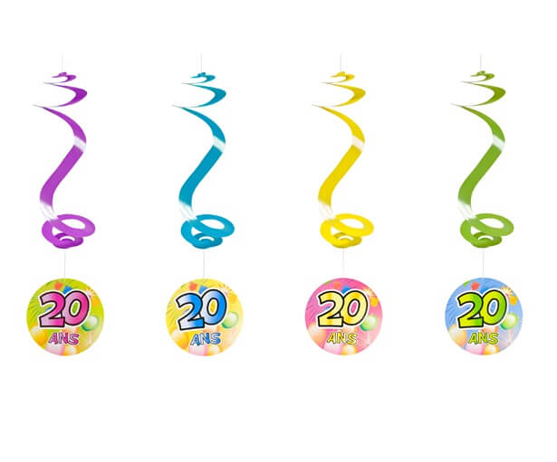 Suspension spirale anniversaire 20ans