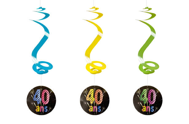 Suspension spirale anniversaire 40ans