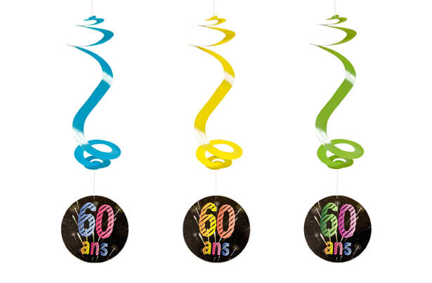 Suspension spirale anniversaire 60ans
