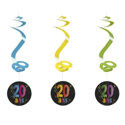 Suspension spirale anniversaire 20ans (x4) REF/AA2010CH/20