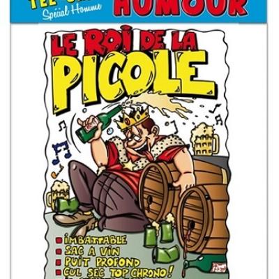 Cadeau de fete avec t shirt roi de la picole