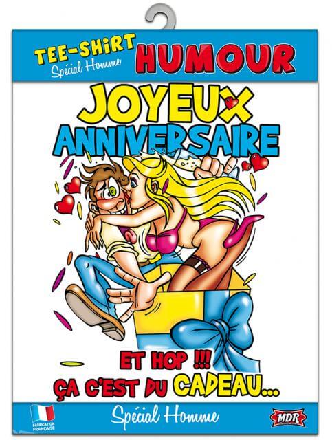 T shirt joyeux anniversaire homme