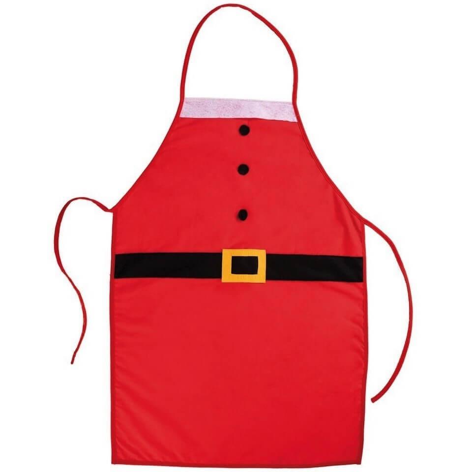 Tablier rouge du pere noel