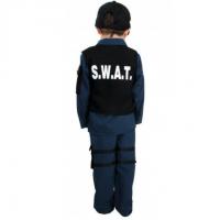 Taille 140cm 9 a 10 ans costume deguisement enfant agent du swat