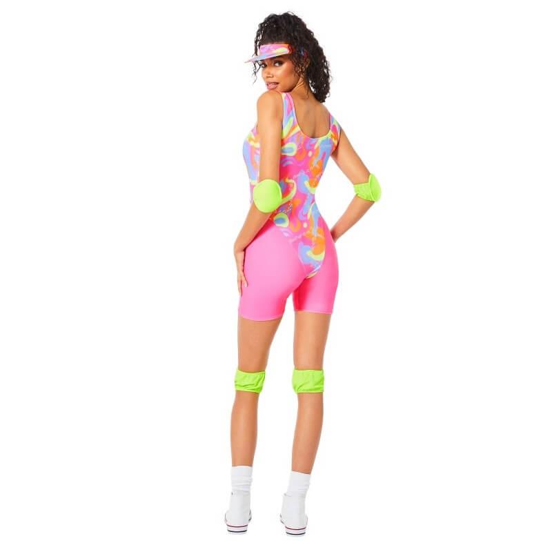 Déguisement adulte femme Années 80 rose fluo REF/22662