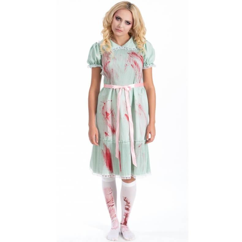 Taille l h4247 deguisement robe shining twins ensanglantee halloween