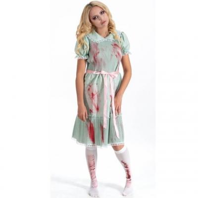 Taille xs h4247 robe shining twins ensanglantee costume deguisement halloween
