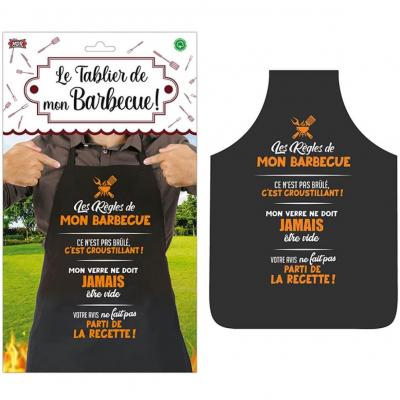 1 Tablier homme: Barbecue REF/TBCH03 (Cadeau fête adulte humoristique)