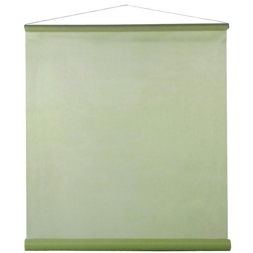 Tenture de salle vert olive sauge
