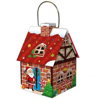 1 Tirelire urne maison de Noël de 14.5 cm en métal REF/DDZ105