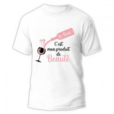 1 T-Shirt Femme: Beauté L/XL REF/TSCF01 (Cadeau fête adulte humoristique)