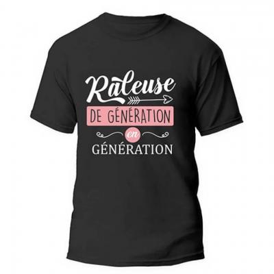 1 T-Shirt Femme: Râleuse S/M REF/TSCF03 (Cadeau fête adulte humoristique)