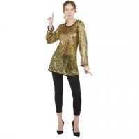 Tunique dore or sequins taille sm